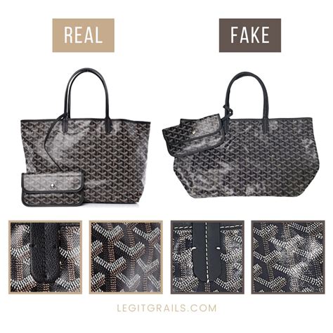 goyard falso|how to identify a fake goyard.